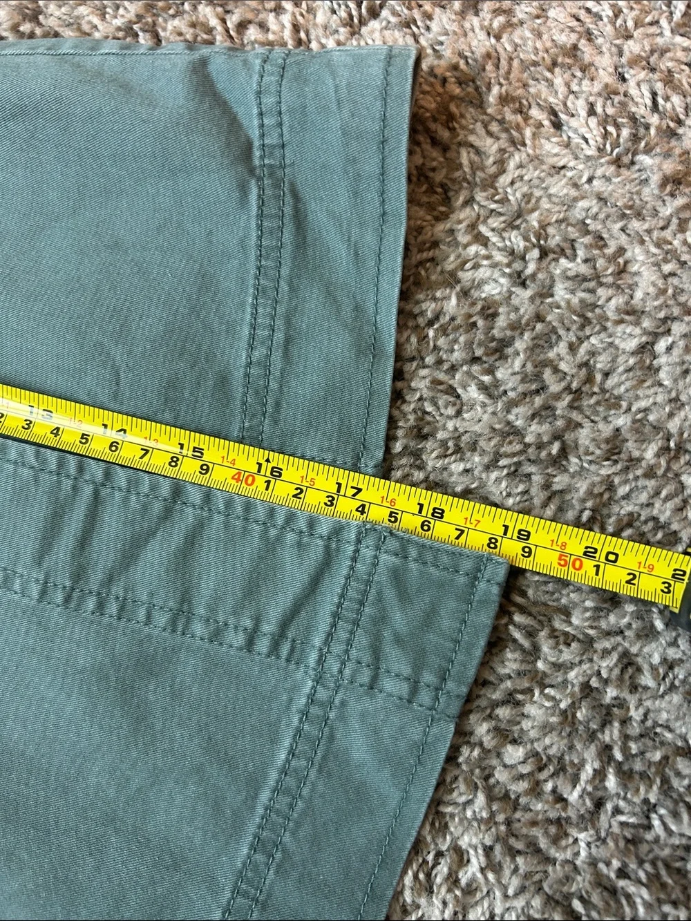 LOFT Blue Green Mini Skirt with Wrap-Style Button Detail 4